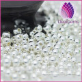 high quality 14mm round 925 sterling silver beads spacer beads round silver ball beads